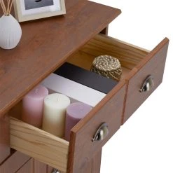 IDIMEX Buffet PARIS En Pin Massif, 3 Portes Et 2 Tiroirs, Lasuré Brun Foncé -SoBuy Shop buffet paris en pin massif 3 portes et 2 tiroirs lasure brun fonce 9331079 24356095 1140x1140