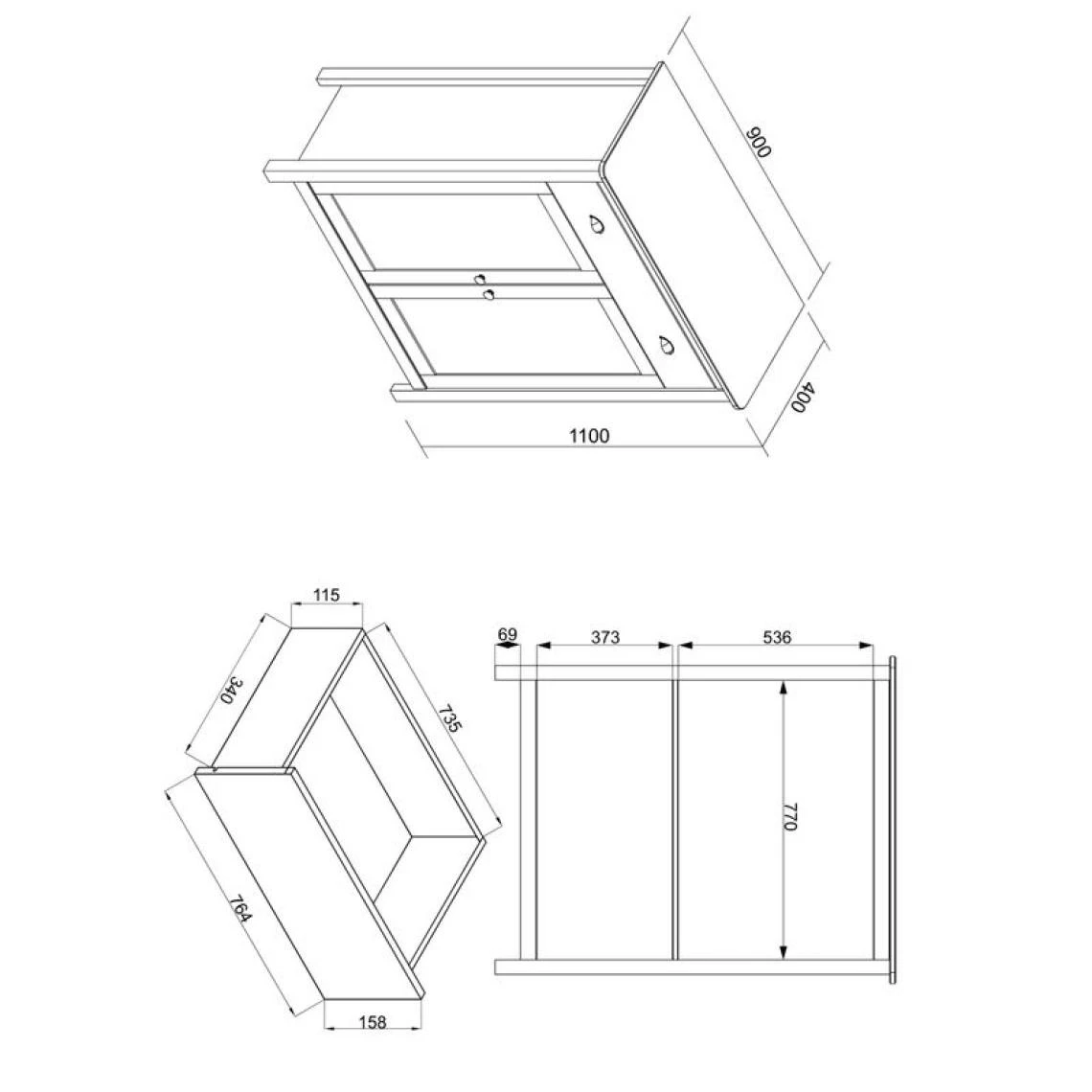 BUT Buffet Parisien MISTI Kaki Imitation Chêne 7 BUT Buffet Parisien MISTI Kaki Imitation Chêne – Image 5