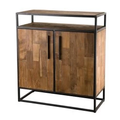 MACABANE Buffet SIXTINE 2 Portes Et 1 Étagère Bois Teck Recyclé Et Métal 37 MACABANE Buffet SIXTINE 2 Portes Et 1 Étagère Bois Teck Recyclé Et Métal -SoBuy Shop buffet sixtine 2 portes et 1 tagere bois teck recycle et metal 3197536 7 1140x1140 1