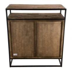 MACABANE Buffet SIXTINE 2 Portes Et 1 Étagère Bois Teck Recyclé Et Métal 38 MACABANE Buffet SIXTINE 2 Portes Et 1 Étagère Bois Teck Recyclé Et Métal -SoBuy Shop buffet sixtine 2 portes et 1 tagere bois teck recycle et metal 3197536 8 1140x1140 1