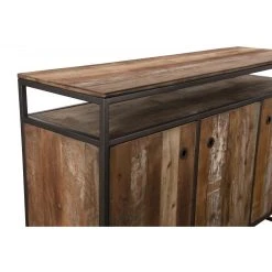 MACABANE Buffet SIXTINE 3 Portes Et 1 Étagère Bois Teck Recyclé Acacia Mahog... 42 MACABANE Buffet SIXTINE 3 Portes Et 1 Étagère Bois Teck Recyclé Acacia Mahog... -SoBuy Shop buffet sixtine 3 portes et 1 tagere bois teck recycle acacia mahogany et metal 3197520 8 1140x1140 1
