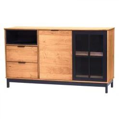 BUT Buffet Style Atelier BRONX Bois Massif Et Noir 9 BUT Buffet Style Atelier BRONX Bois Massif Et Noir -SoBuy Shop buffet style atelier bronx bois massif et noir 10137804 26079508 1140x1140