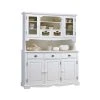 Beaux Meubles Pas Chers Buffet Vaisselier Blanc 5 Portes 5 Tiroirs -SoBuy Shop buffet vaisselier blanc 5 portes 5 tiroirs de style anglais