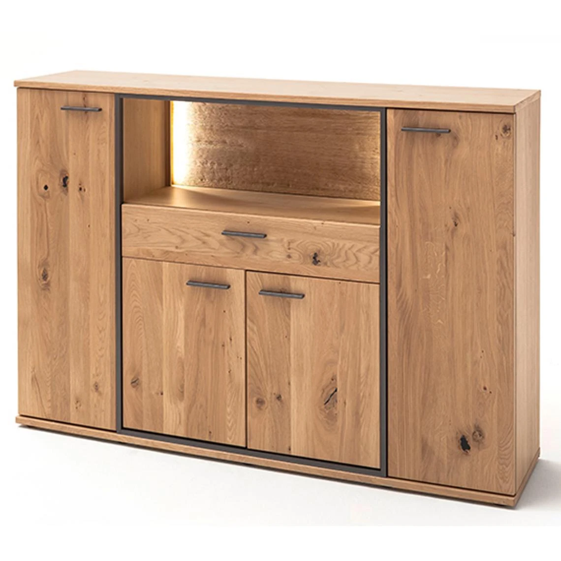 Pegane Buffet / Vaisselier Coloris Chêne Noueux - Longueur 165 X Hauteur 115... 3 Pegane Buffet / Vaisselier Coloris Chêne Noueux - Longueur 165 X Hauteur 115...