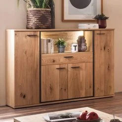 Pegane Buffet / Vaisselier Coloris Chêne Noueux - Longueur 165 X Hauteur 115... 7 Pegane Buffet / Vaisselier Coloris Chêne Noueux - Longueur 165 X Hauteur 115... -SoBuy Shop buffet vaisselier coloris chene noueux longueur 165 x hauteur 115 x profondeur 37 cm 10883780 28419238 1140x1140