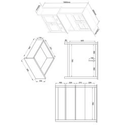 BUT Buffet Vitrine MISTI Blanc Imitation Chêne -SoBuy Shop buffet vitrine misti blanc imitation chene 14001132 38828636 1140x1140