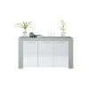 Usinestreet Buffet WENDY 3 Portes L144cm - Blanc / Béton -SoBuy Shop buffet wendy 3 portes l144cm blanc beton 8794867 22726749 1140x1140