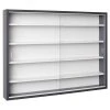 Altobuy COLLECT - Vitrine Murale 5 Compartiments Grise Et Blanche