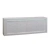 Altobuy DAYTON WHITE - Buffet 4 Portes Laqué Blanc à Relief Et Leds -SoBuy Shop dayton white buffet 4 portes laque blanc a relief et leds 13754104 37999450 1140x1140