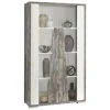 Altobuy DENYS - Vitrine 2 Portes Laqué Blanc Et Effet Bois Taupe -SoBuy Shop denys vitrine 2 portes laque blanc et effet bois taupe 11636954 30617544 1140x1140
