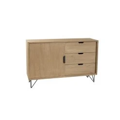 MACABANE Buffet 1 Porte 3 Tiroirs -SoBuy Shop e27aedc3bac534d4b9c1cbe875e0dd59
