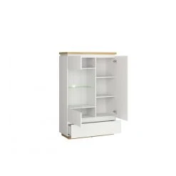Hucoco ELOIS - Vitrine Double Style Scandinave Salon/cabinet - 153x98x41 - 2 ... -SoBuy Shop elois vitrine double style scandinave saloncabinet 153x98x41 2 portestiroir meuble de salon blanc 9722310 25173254 1140x1140