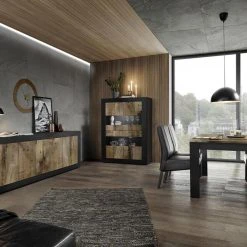 NOUVOMEUBLE Enfilade 4 Portes Couleur Bois Et Noir Moderne FOCIA 4 8 NOUVOMEUBLE Enfilade 4 Portes Couleur Bois Et Noir Moderne FOCIA 4 -SoBuy Shop enfilade 4 portes couleur bois et noir moderne focia 4 13435976 36760404 1140x1140