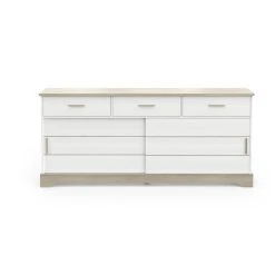 Pegane Enfilade De 2 Portes Coulissantes Coloris Chêne Kronberg / Blanc - Lo... -SoBuy Shop enfilade de 2 portes coulissantes coloris chene kronberg 11359314 29675894 894 1140x1140
