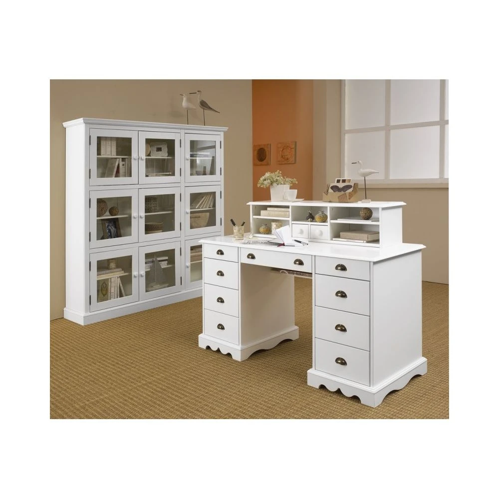 Beaux Meubles Pas Chers Bibliothèque Blanche 9 Portes Vitrées 4 Beaux Meubles Pas Chers Bibliothèque Blanche 9 Portes Vitrées – Image 2