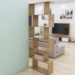 TOILINUX Etagère Bibliothèque Aaron - Chêne - 192 X 70 X 24 Cm -SoBuy Shop etagere bibliotheque aaron chene 192 x 70 x 24 cm 11636956 30617554 1140x1140