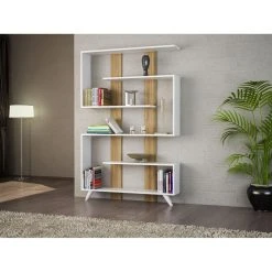 Divers Marques Etagère Bibliothèque Design Scandinave Rain - L. 120 X H. 162 Cm - B... 8 Divers Marques Etagère Bibliothèque Design Scandinave Rain - L. 120 X H. 162 Cm - B... -SoBuy Shop etagere bibliotheque design scandinave rain l 120 x h 162 cm blanc 7186812 17896762 1200x1200