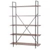 TOILINUX Etagère Country Side 5 Niveaux En MDF Et Métal - Longueur 120 Cm X H... 2 TOILINUX Etagère Country Side 5 Niveaux En MDF Et Métal - Longueur 120 Cm X H... -SoBuy Shop etagere country side 5 niveaux en mdf et metal longueur 120 cm x hauteur 177 cm noir et bois 11918032 31541442 1140x1140