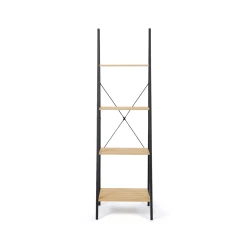 Idmarket Etagère échelle 4 Niveaux DETROIT Design Industriel -SoBuy Shop etagere echelle detroit design industriel 2