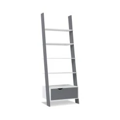 Idmarket Étagère échelle Scandinave Bois Blanc Et Gris 7 Idmarket Étagère échelle Scandinave Bois Blanc Et Gris -SoBuy Shop etagere echelle scandinave bois blanc et gris 1