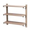 Webmarketpoint Etagère Murale En Bois 3 étagères Réglables 60x17xh.60 Cm