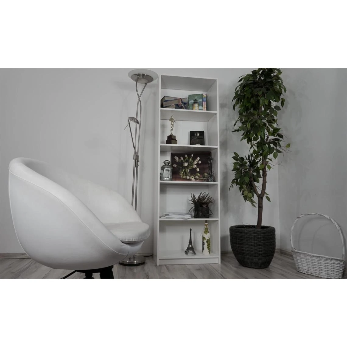 Hucoco EYLA - Bibliothèque 4 étagères - Dimensions 60x30x182 Cm - Etagère... 5 Hucoco EYLA - Bibliothèque 4 étagères - Dimensions 60x30x182 Cm - Etagère... – Image 3