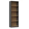 Hucoco FLORENCE - Bibliothèque 5 étagères - Dimensions 182x60x30 Cm - Meub... -SoBuy Shop florence bibliotheque 5 etageres dimensions 182x60x30 cm meuble de rangement livres grisetchene 13628534 37489422 1140x1140