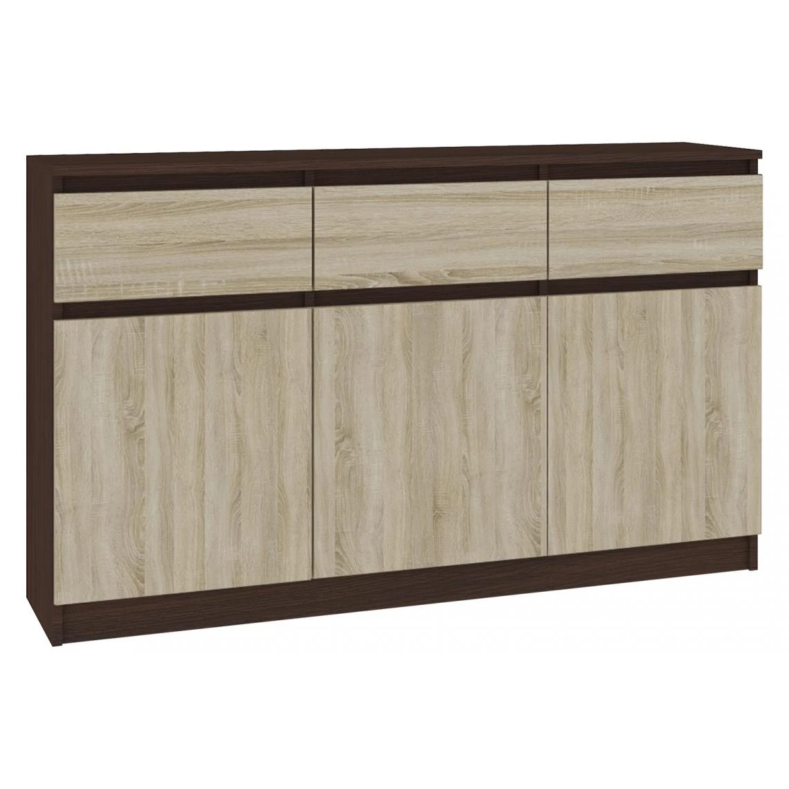 Hucoco GRACE - Buffet Enfilade Moderne Salon Séjour 3 Tiroirs/ 3 Portes - 13... 3 Hucoco GRACE - Buffet Enfilade Moderne Salon Séjour 3 Tiroirs/ 3 Portes - 13...
