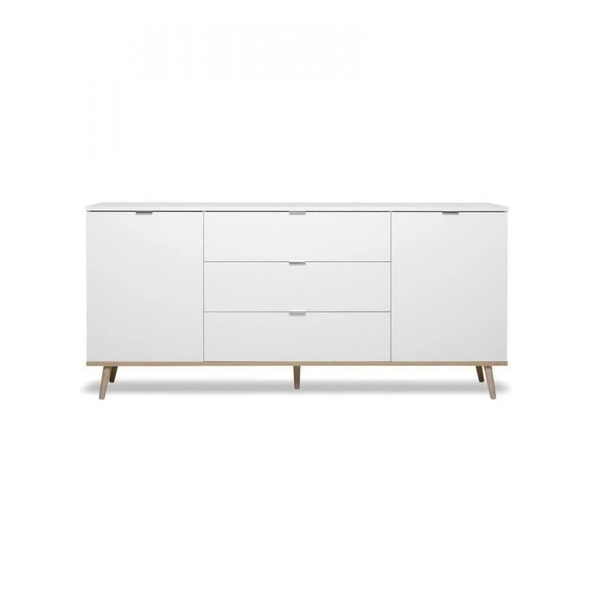 BUT Buffet Au Design Scandinave Pour Salon Avec 2 Portes Et 3 Tiroirs Vide 3 BUT Buffet Au Design Scandinave Pour Salon Avec 2 Portes Et 3 Tiroirs Vide