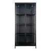 Altobuy HENDRA - Vitrine 2 Portes Verre Et Acier Noir H175cm -SoBuy Shop hendra vitrine 2 portes verre et acier noir h175cm 11780674 31103098 1140x1140