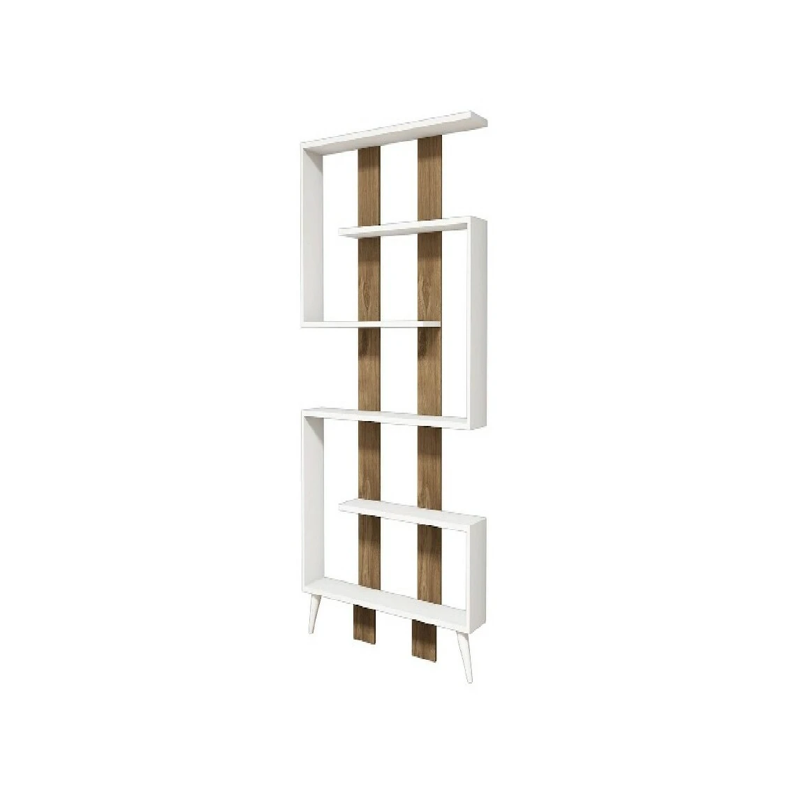 HOMEMANIA Jane Bibliothèque - Étagère, Armoire - Avec étagères - ... 4 HOMEMANIA Jane Bibliothèque - Étagère, Armoire - Avec étagères - ... – Image 2