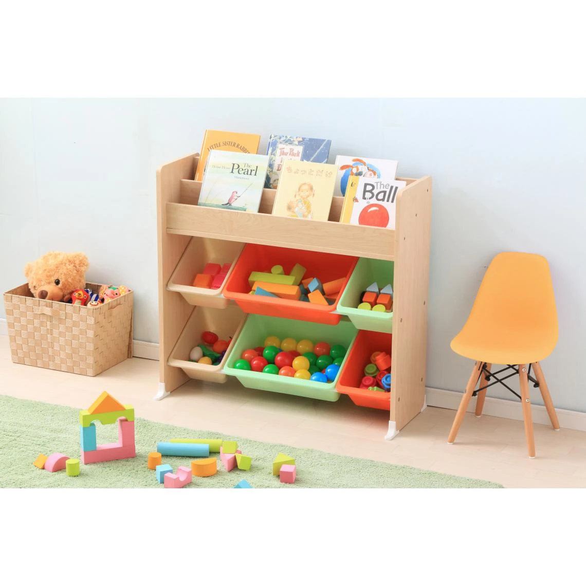 Iris Ohyama, Bibliothèque à 2 Niveaux Et Étagère/Meuble De Rangeme... 4 Iris Ohyama, Bibliothèque à 2 Niveaux Et Étagère/Meuble De Rangeme... – Image 2