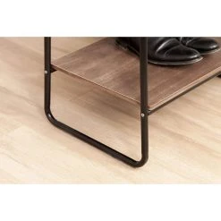 Iris Ohyama - Portant Penderie à Vêtements / Porte-manteaux Avec ét... -SoBuy Shop iris ohyama portant penderie a vetements porte manteaux avec etagere en bois mdf et metal garment rack pi b1 brun et noir 64 x 40 x 150 cm 10642258 27701602 1140x1140