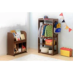 Iris Ohyama,Bibliothèque à 3 Niveaux Et Étagère/Meuble De Rangemen... -SoBuy Shop iris ohyamabibliotheque a 3 niveaux et tageremeuble de rangement a jouets pour enfants 3 compartiments kids toy house rack er 6030 chene brun l637 x p347 x h753 cm 10685994 27824390 1140x1140
