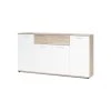 Marque Generique JACKY Buffet Bas Classique Blanc Et Décor Chene Mat - L 160 Cm -SoBuy Shop jacky buffet bas classique blanc et decor chene mat l 160 cm