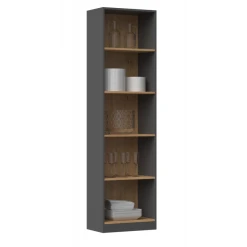 Hucoco KAFFI - Bibliothèque Style Scandinave Salon - 50x30x181 - 5 Tablettes... -SoBuy Shop kaffi bibliotheque style scandinave salon 50x30x181 5 tablettes tagere a livres grisetchene 13628538 37489438 1140x1140
