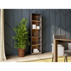 Hucoco KAFFI - Bibliothèque Style Scandinave Salon - 50x30x181 - 5 Tablettes... -SoBuy Shop kaffi bibliotheque style scandinave salon 50x30x181 5 tablettes tagere a livres grisetchene 13628538 37489442 1140x1140