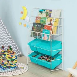 SoBuy® KMB07-B Bibliothèque + Coffre De Rangement Coffre à Jouets ?... -SoBuy Shop kmb07 b y002