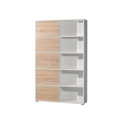 Marque Generique Bibliothèque Avec 5 Portes Coulissantes Réversibles L120cm SLIDE - B... -SoBuy Shop l001mbu0016643 0101 0750 p01