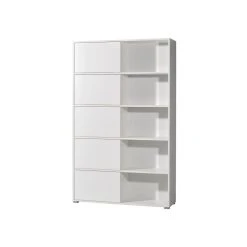 Marque Generique Bibliothèque Avec 5 Portes Coulissantes Réversibles L120cm SLIDE - B... -SoBuy Shop l001mbu0016643 0101 0750 p02