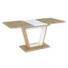 Hucoco LEAONIA - Table De Salle à Manger Extensible - Longueur 120/160cm - P... -SoBuy Shop leaonia table de salle a manger extensible longueur 120160cm pour 8 personnes style loft blanc 11687090 30786046 1140x1140