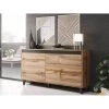 Bestmobilier Lord - Buffet Bas - Bois Et Noir - 138 Cm - Style Industriel -SoBuy Shop lord buffet bas bois et noir 138 cm style industriel 12174016 32375148 1140x1140
