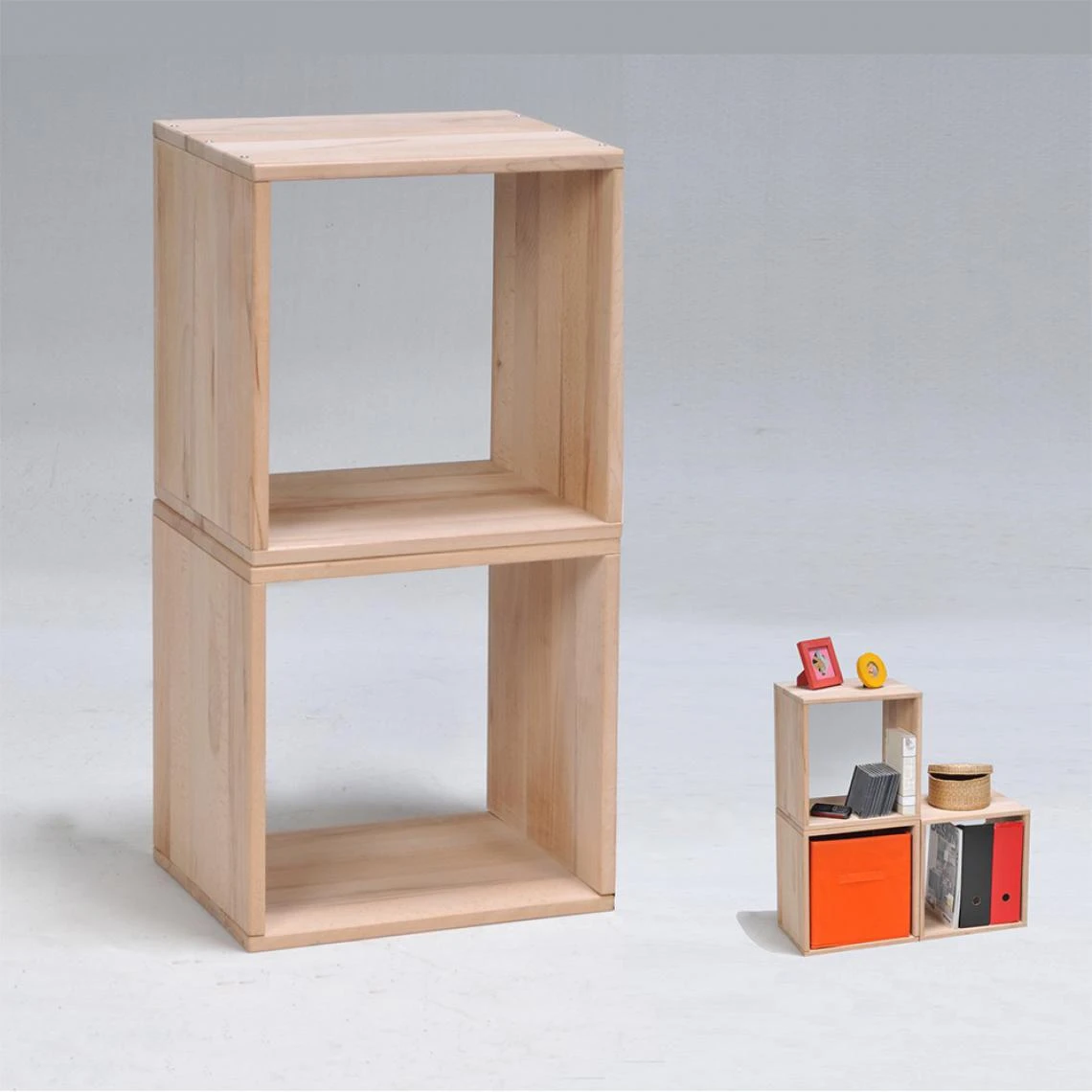 Le Quai Des Affaires Lot De 2 Cubes En Hêtre Massif NOA / Naturel 3 Le Quai Des Affaires Lot De 2 Cubes En Hêtre Massif NOA / Naturel