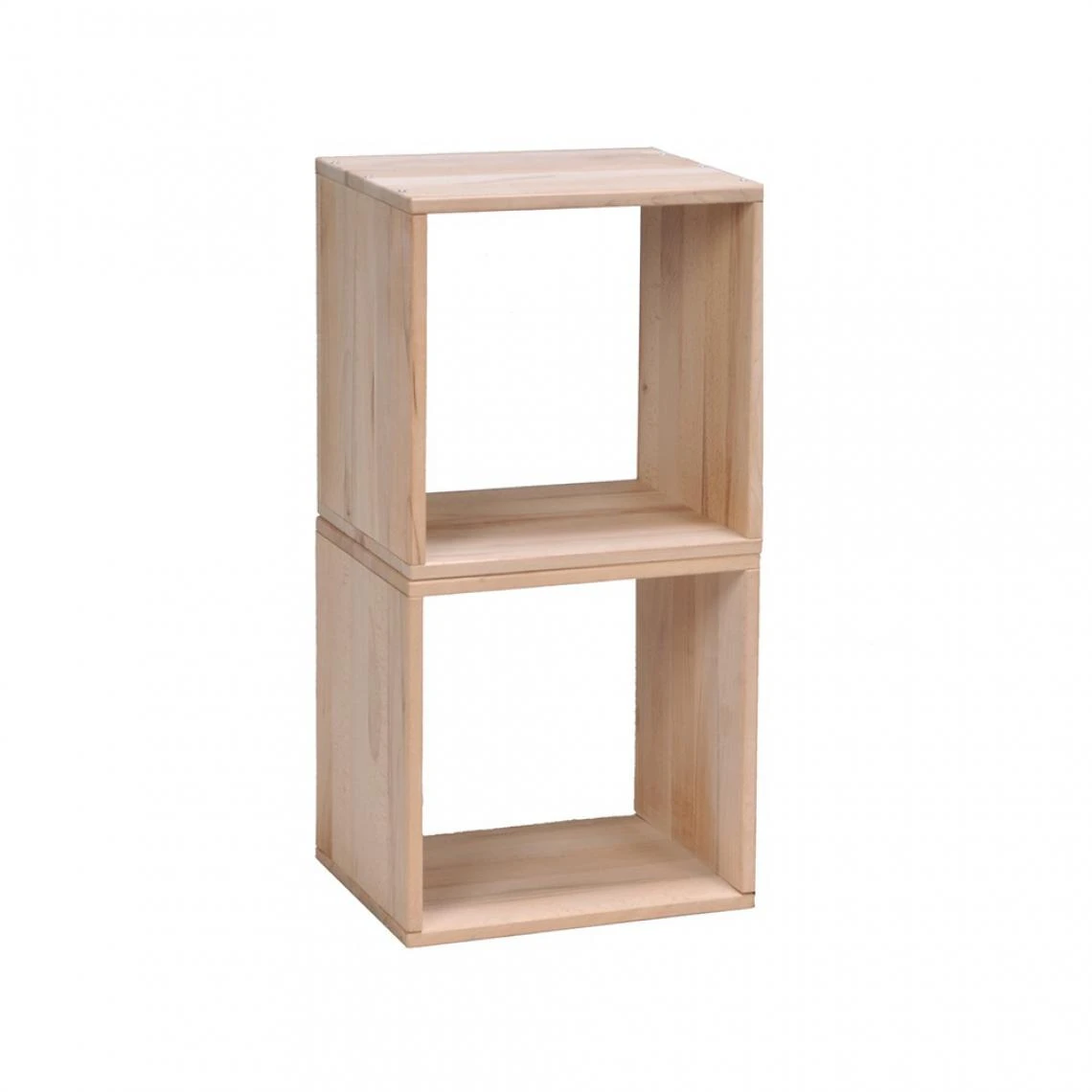Le Quai Des Affaires Lot De 2 Cubes En Hêtre Massif NOA / Naturel 4 Le Quai Des Affaires Lot De 2 Cubes En Hêtre Massif NOA / Naturel – Image 2