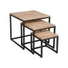 Atmosphera, Createur D'Interieur Lot De 3 Tables Basses Edena - Atmosphera 2 Atmosphera, Createur D'Interieur Lot De 3 Tables Basses Edena - Atmosphera -SoBuy Shop lot de tables basses bois et metal