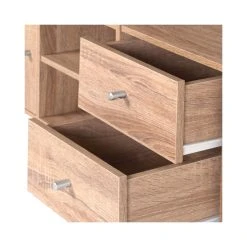 Idmarket Meuble De Rangement Escalier 4 Niveaux Bois Façon Hêtre Avec Porte E... 9 Idmarket Meuble De Rangement Escalier 4 Niveaux Bois Façon Hêtre Avec Porte E... -SoBuy Shop meuble de rangement en escalier 4 niveaux bois facon hetre avec porte et tiroirs 1