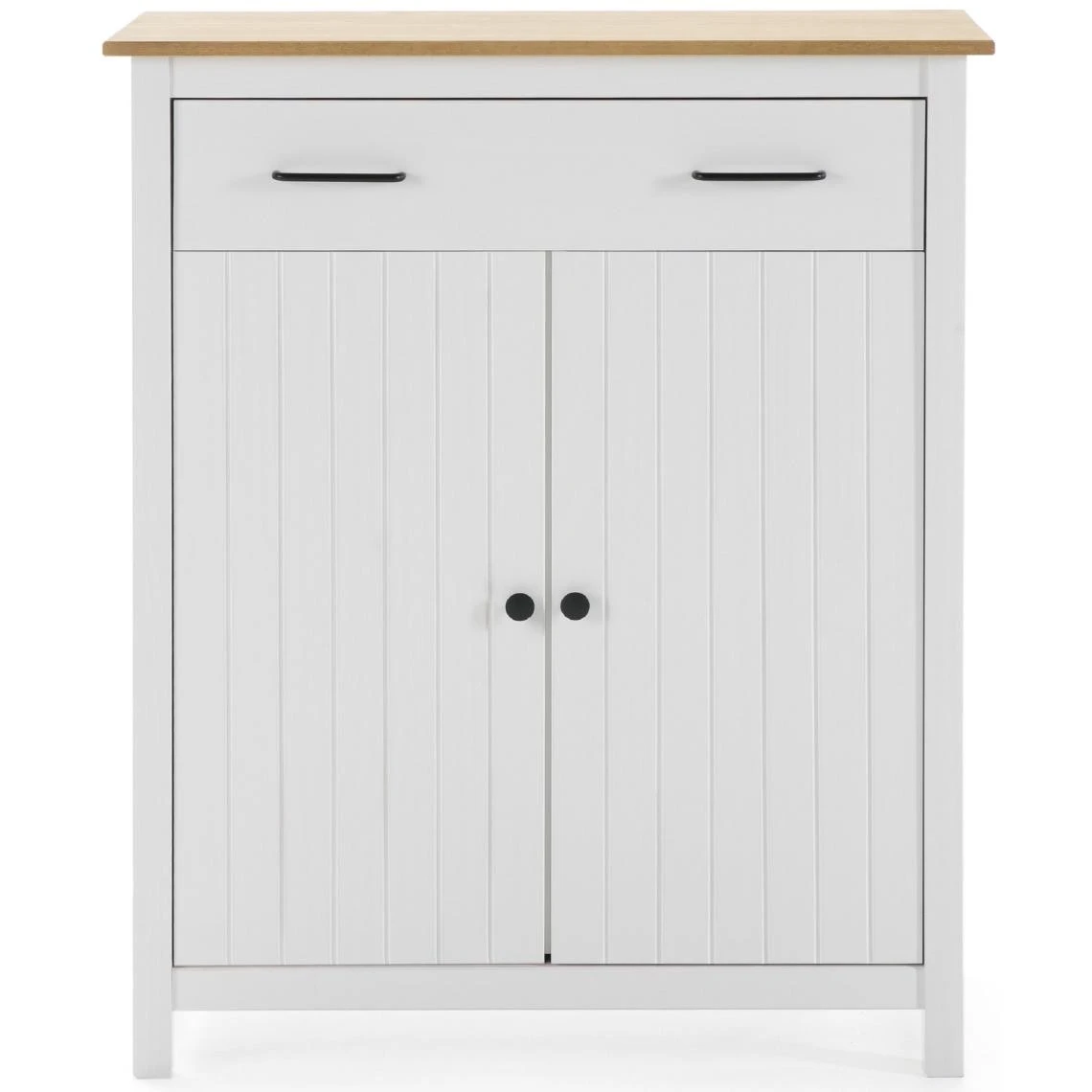 Pegane Meuble De Rangement , Meuble D'appoint En Pin Massif Décor Ciré Chê... 3 Pegane Meuble De Rangement , Meuble D'appoint En Pin Massif Décor Ciré Chê...