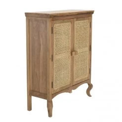 MACABANE Meuble Marron 2 Portes Bois De Jamelonier Et Cannage Naturel ISA -SoBuy Shop meuble marron 2 portes bois de jamelonier et cannage naturel isa 3367848 6249780 80 1140x1140