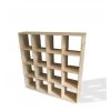 Hucoco NELA - Bibliothèque Carrée 16 Cases - Etagère Livres - 137x30x140 C... -SoBuy Shop nela bibliotheque carree 16 cases etagere livres 137x30x140 cm style moderne sonoma 13590598 37313826 1140x1140
