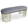 MENZZO Banquette Orleans Velours Gris Pieds Or -SoBuy Shop orleans lsr20049 velours gris bias